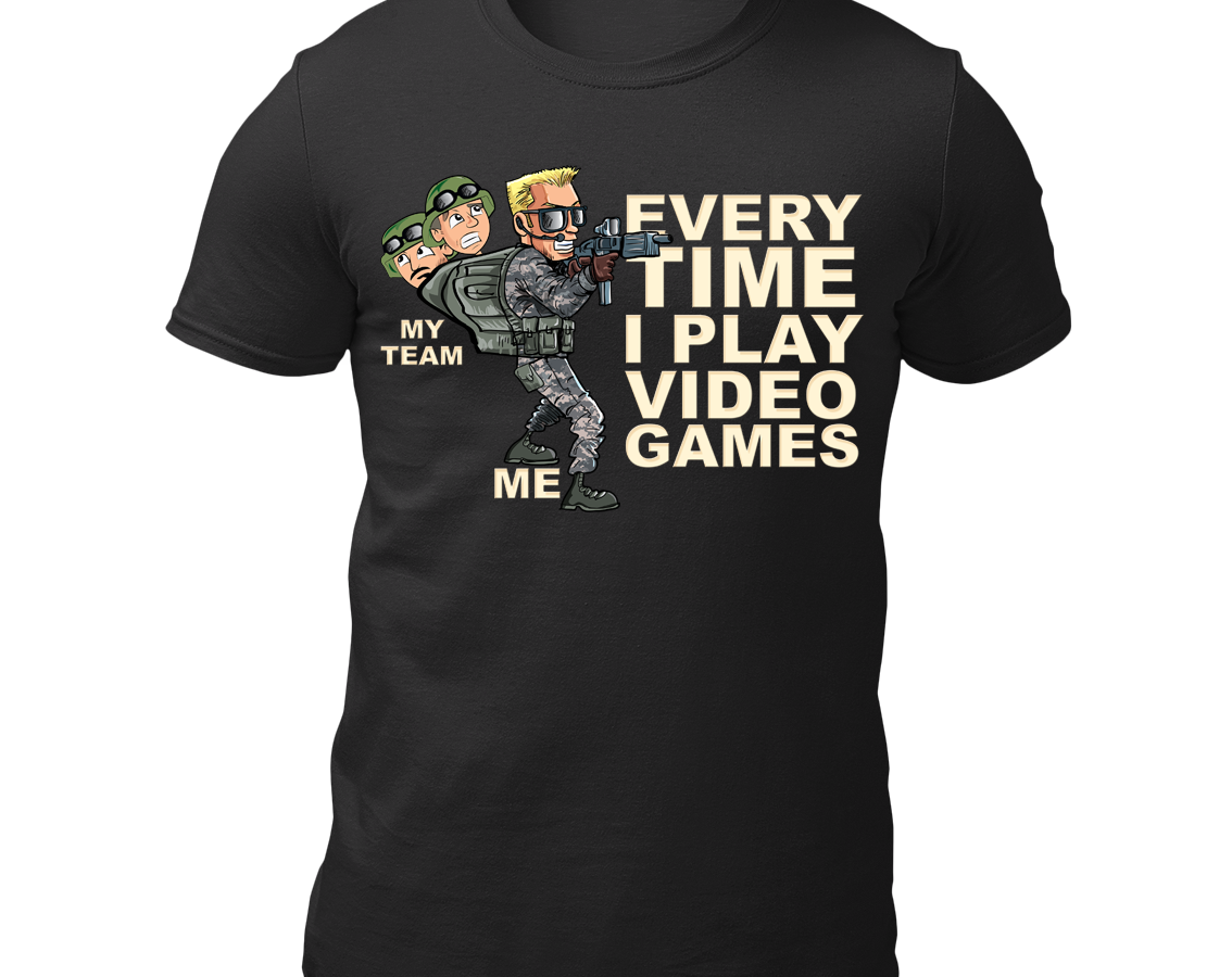 Every Time I Play Video Games Men’s Tee