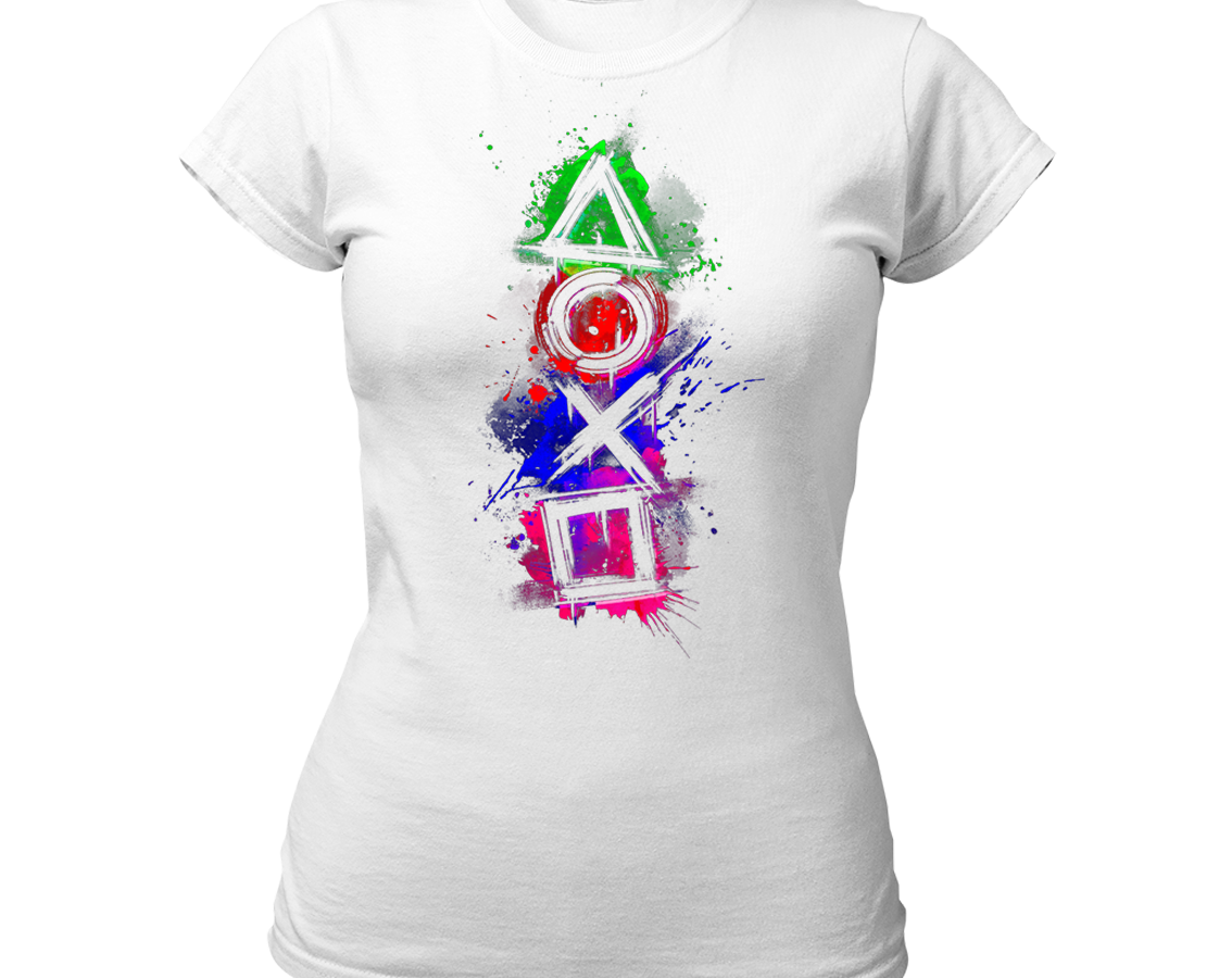 Playstation Buttons Women’s Tee