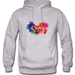 God is Greater than the Highs and Lows Hoodie Grey