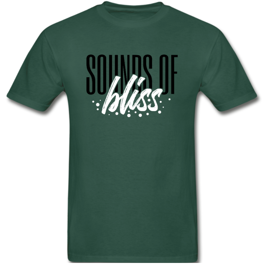 Sounds Of Bliss – Black & White Print T-shirt