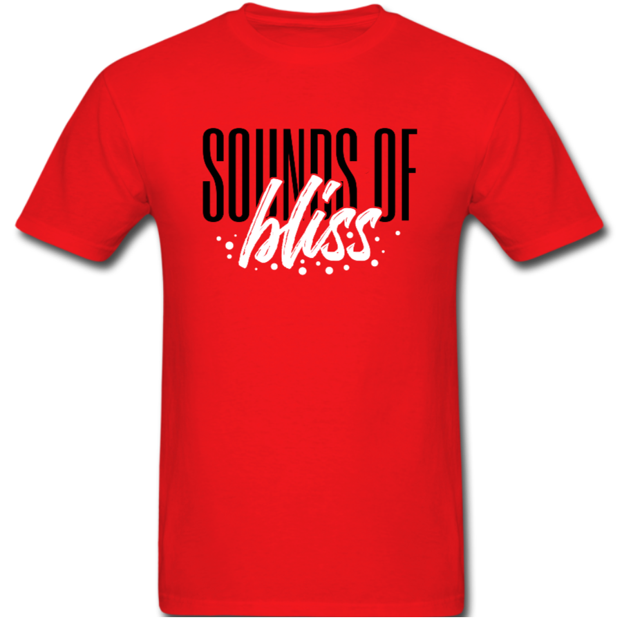 Sounds Of Bliss – Black & White Print T-shirt