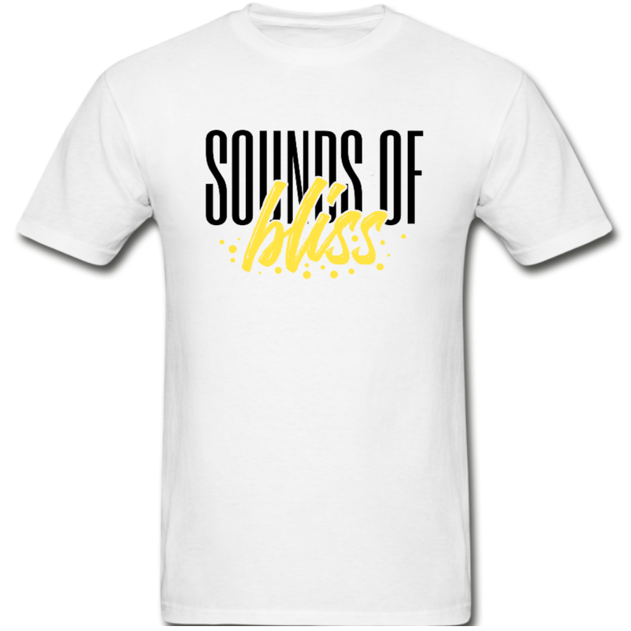 Sounds Of Bliss – Black & Yellow Print T-shirt