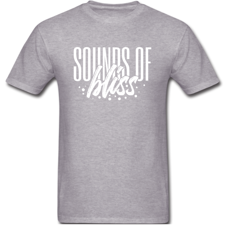 Sounds Of Bliss – White Print T-shirt