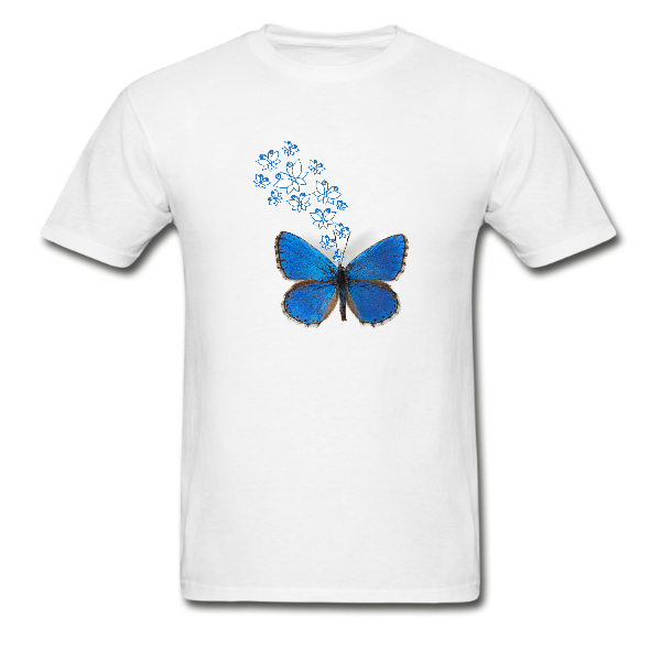 Blue Butterfly and Flowers shaped butter,flies