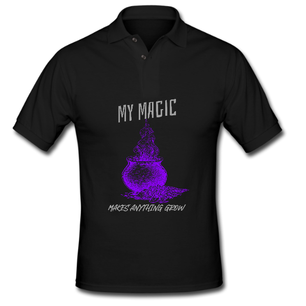 Alizteasetees Mens Golf – My Magic Makes Anything Grow.