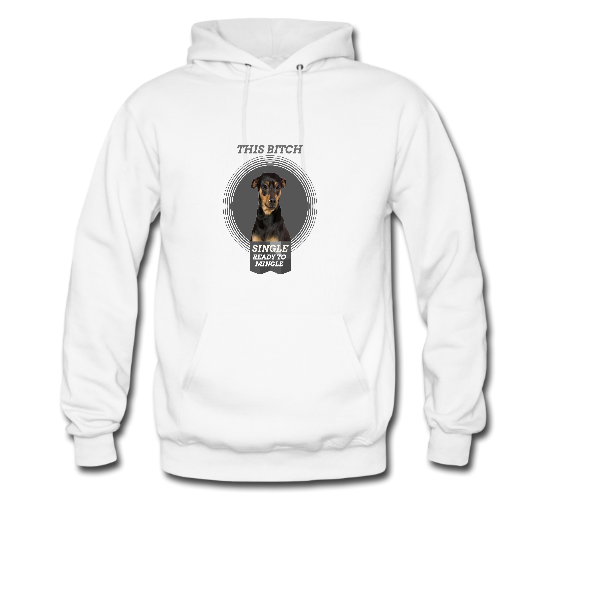 Alizteasetees Unisex Hoodie – This Bitch Single Ready To Mingle..