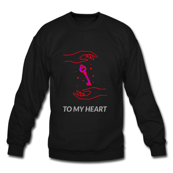 Alizteasetees Unisex Sweater – Key to my Heart.