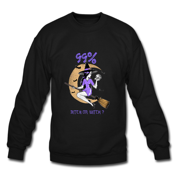 Alizteasetees Unisex Sweater – Witch or Bitch.