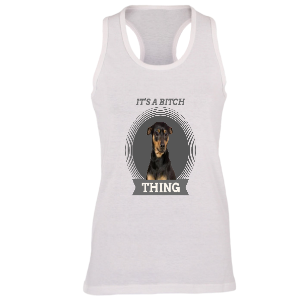 Alizteasetees Woman’s Racerback – It’s a bitch thing.