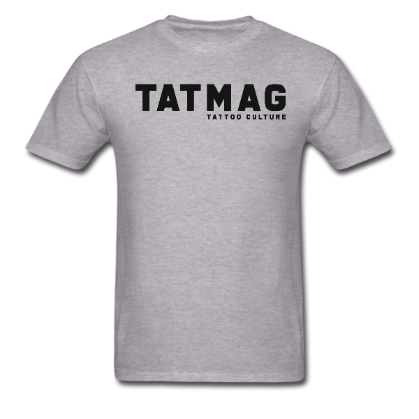 Unisex T-Shirt with black TATMAG Logo on chest