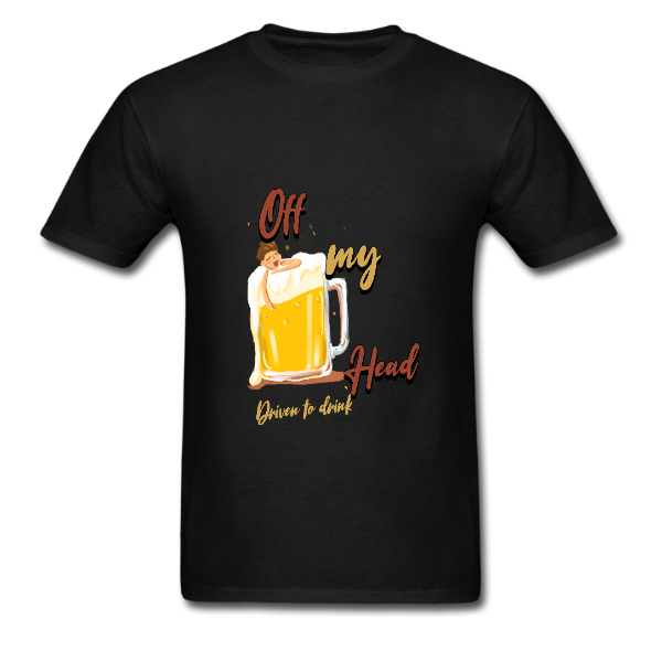 Alizteasetees  Unisex Tee – Off my head Driven to drink.