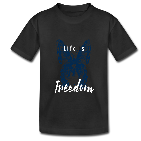 Alizteasetees Kids Tee – Life is freedom.