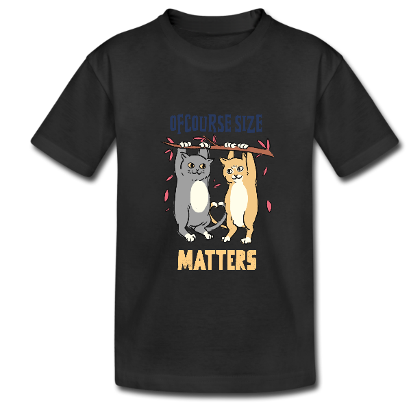 Alizteasetees Kids Tee – Ofcourse size matters.