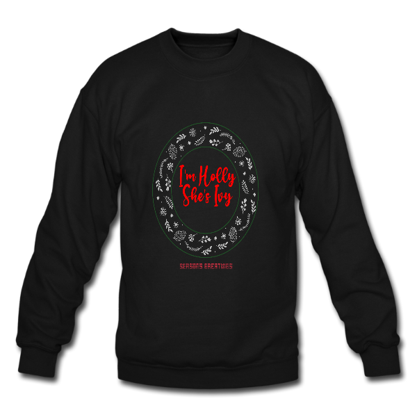 Alizteasetees Unisex Sweater – Holly & Ivy.