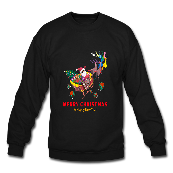Alizteasetees Unisex Sweater – Merry Christmas & Happy New Year.