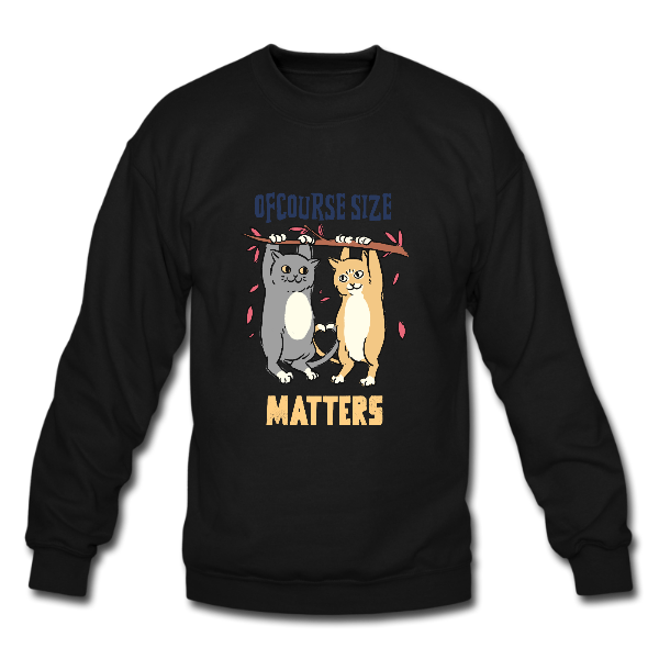 Alizteasetees Unisex Sweater – Ofcourse size matters.