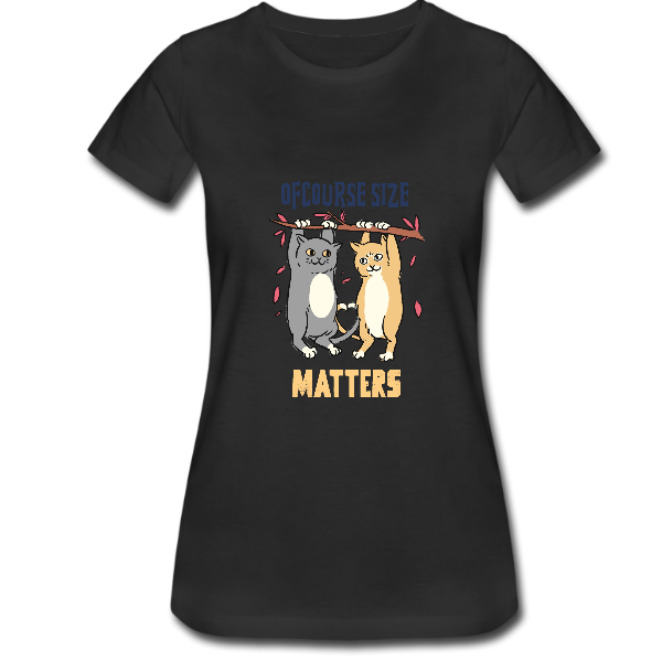 Alizteasetees Women’s Tee – Ofcourse size matters.