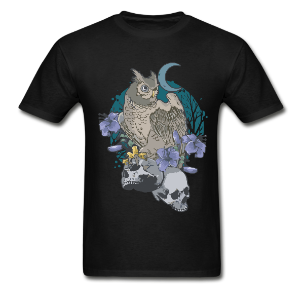 Owl on Skulls Shirt