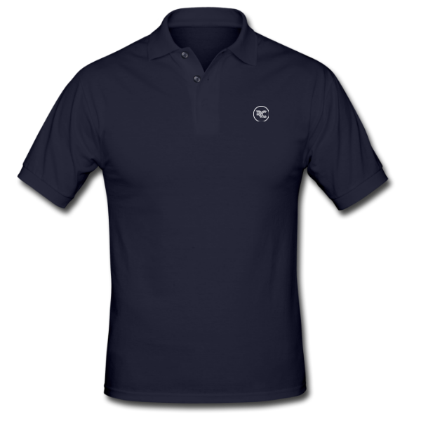 Retro Caddie Navy Golf Shirt