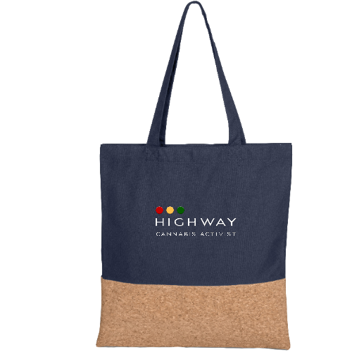 Highway Cannabis Activist Harvest Shopper Canvas Bag