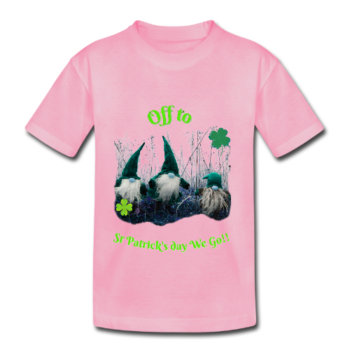 Three Irish Gnome’s Welcoming St’ Patrick’s day-shamrock Ireland-Kids  tee