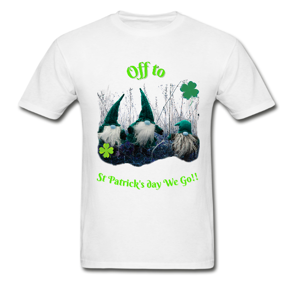 Three Irish Gnome’s Welcoming St’ Patrick’s day-shamrock Ireland-Unisex T shirt