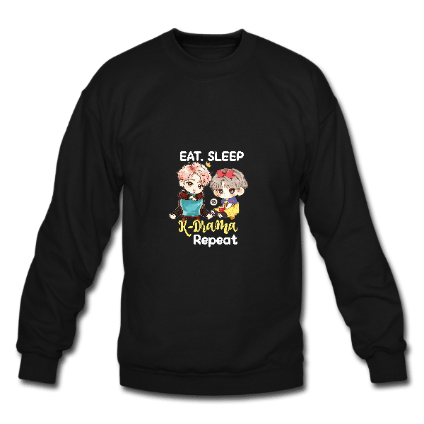 Eat Sleep K-Drama Repeat Unisex Sweater