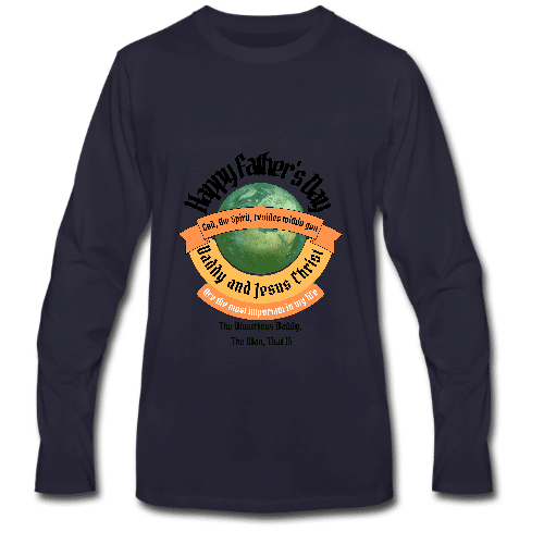 Jesus Christ and True Heart Father’s Equals Love   long sleeve