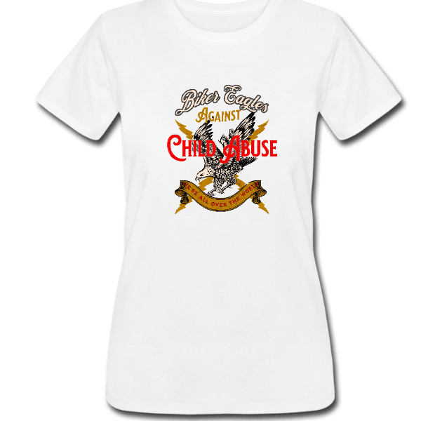Biker Eagles Against Child Abuse -Woman’s Tee