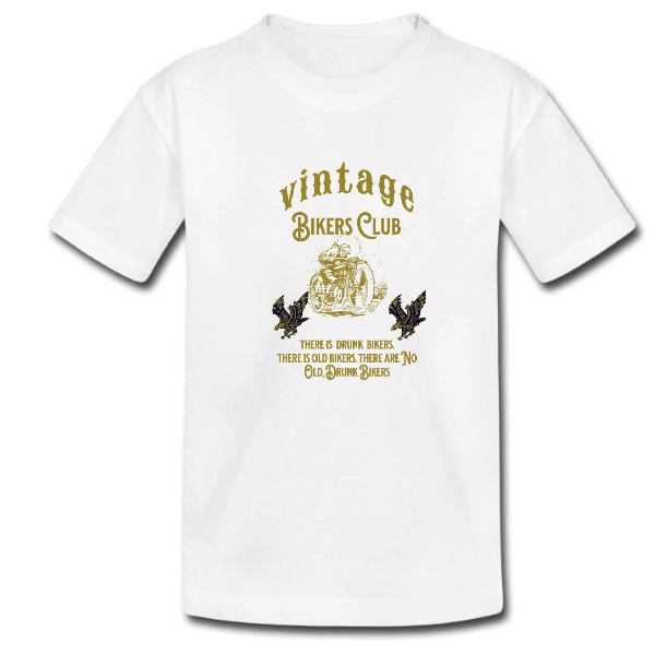 Vintage Bikers Club Kids Tee-Shirt