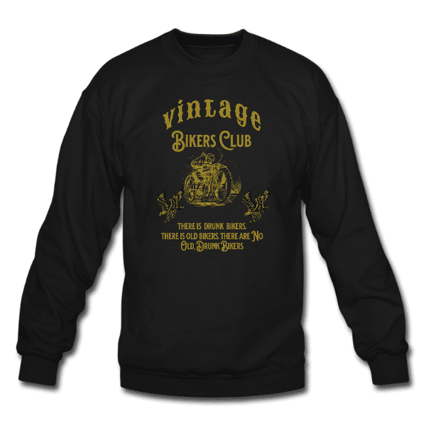 Vintage Bikers Club Men’s long  sleeve Sweater