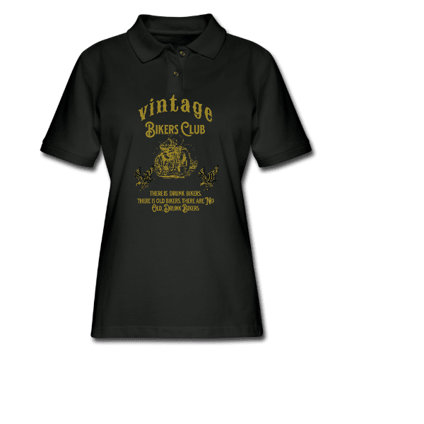 Vintage Bikers Club Woman’s Golf T-Shirt