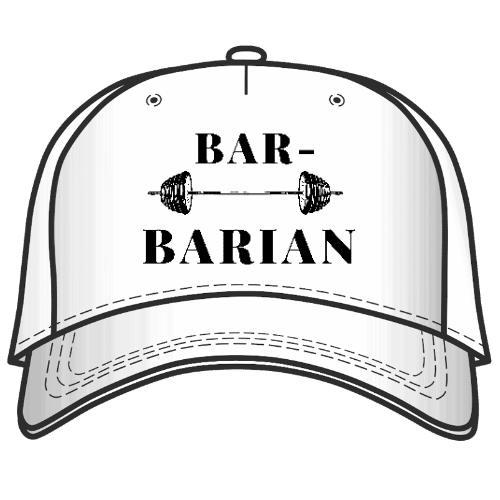 Barbarian2 Caps – White