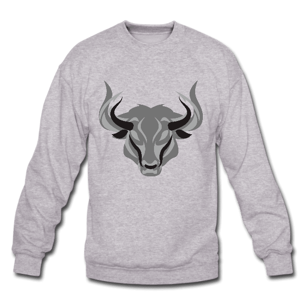 Robust cow skull graphic sweater
