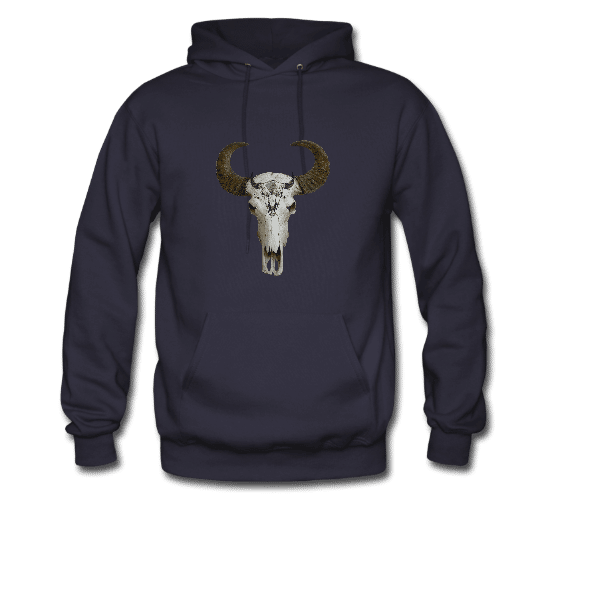 Robust twin cow skull hoodie