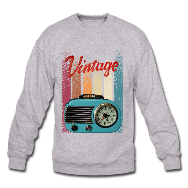 Vintage retro radio sweater