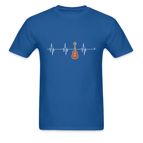 Acoustic Guitar Heartbeat Shirt – Guitar Musician T-Shirt