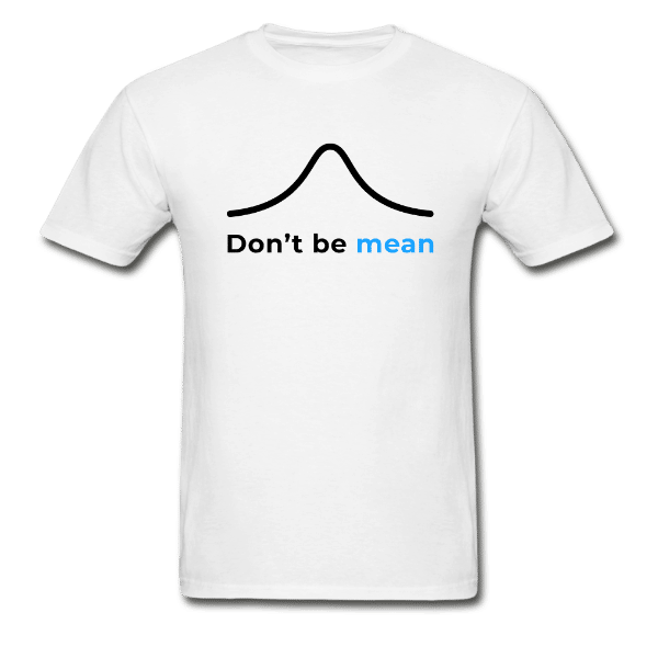 Don’t be mean Spatialedge T-shirt (White)