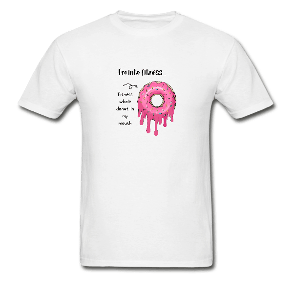 Fitness donut pun T-shirt|Funny Fitness|Donut lover