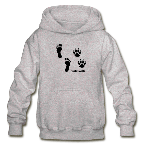 Footprint Kids hoodie dark print