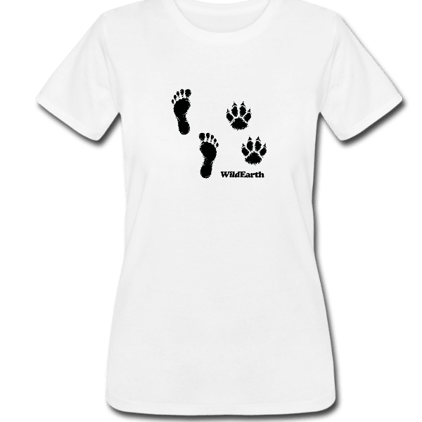 Footprint woman’s T-shirt dark print