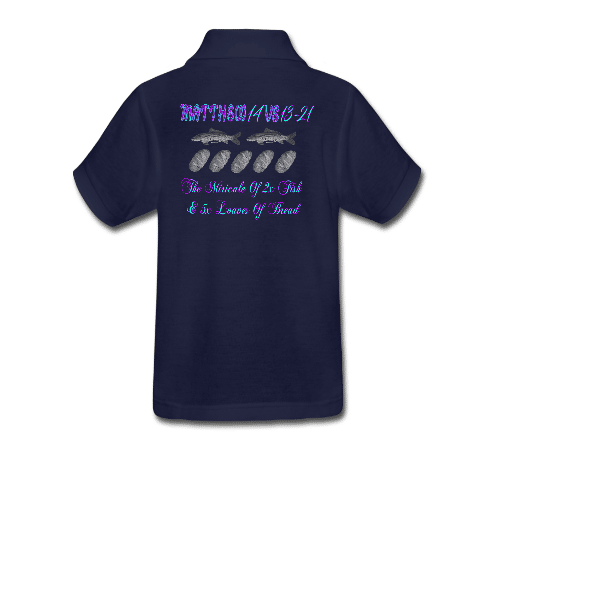 Matthew 14 Kids Unisex Custom Graphics Golf T-shirt