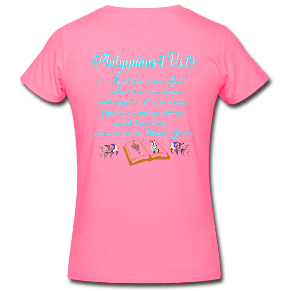 Philippians 4 Women’s Custom Graphics T-shirt