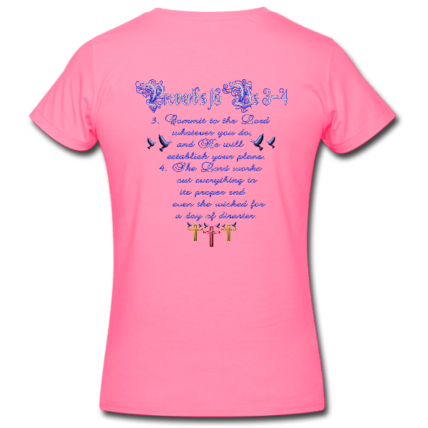 Proverbs 16 Women’s Custom Graphics T-shirt