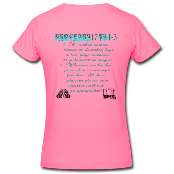 Proverbs 17 Women’s Custom Graphics T-shirt