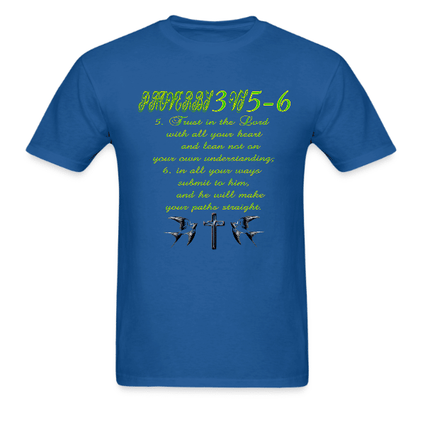 Proverbs 3 Unisex Custom Graphics T-shirt