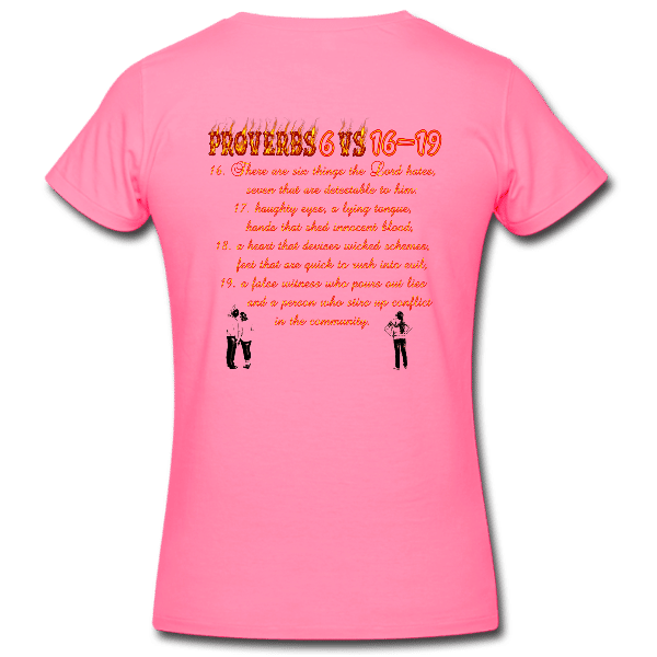 Proverbs 6 Women’s Custom Graphics T-shirt
