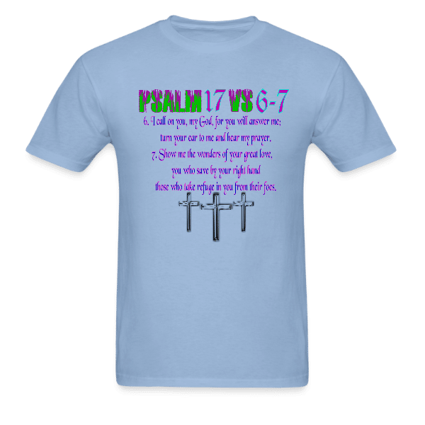 Psalm 17 Unisex Custom Graphics T-shirt