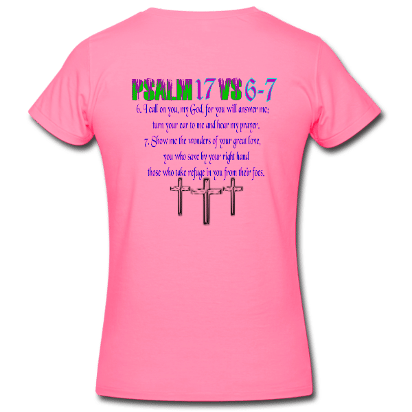 Psalm 17 Women’s Custom Graphics T-shirt