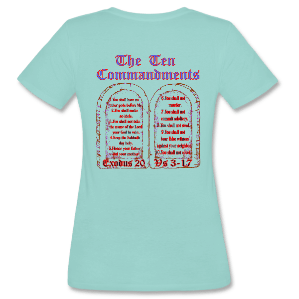 Ten Commandments Women’s Custom Graphics T-shirt